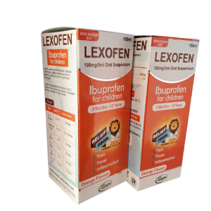 Lexofen 100mg/5ml Oral Suspension Ibuprofen for Children - Image 3