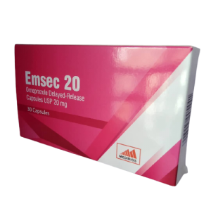 Emsec 20 Omeprazole Delayed-Release Capsukes USP 20mg